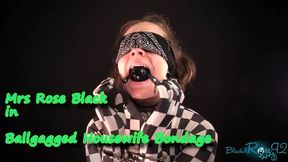 Ballgagged Housewife Bondage