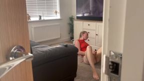 Step-son spy's on step-mum