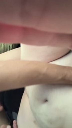 Daddy's girl gets her pumped pussy played with and fucked until taking a big load