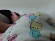 Man cumming in diaper
