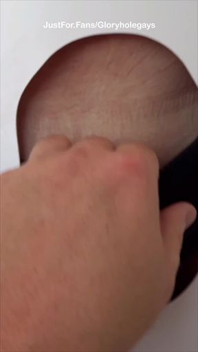 Secret Pleasure: Thick Working Man&#039;s Cock at the Gloryhole