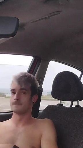 Wanking in the Parking and Cum