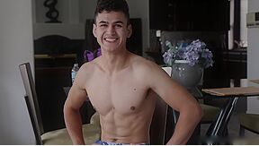 Bodybuilder Drills Uncut Legal Age Teenager - Jerry Cabrera And Eddie Alvarado