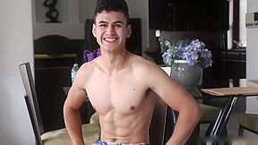 Bodybuilder Drills Uncut Legal Age teenager 18+ - Jerry Cabrera And Eddie Alvarado