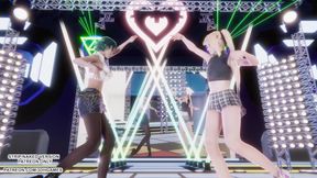 MMD Sunlight Marie Rose Tamaki Sexy Dance Doa Hentai Uncensored 4K 60FPS