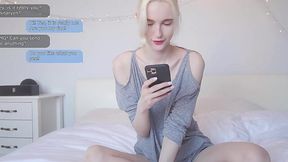 Busty Russian girl Invites her Fan and eats his Cum after POV shag