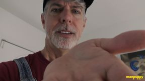 ManPuppy Richard Lennox Squashes Small Squatter in Huge Mishap