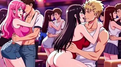 College Pool Party Turns Into Wild Sex Orgy With Big Natural Tits