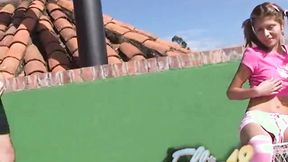 ”Teen whore sucks meat & gets twat ravaged”