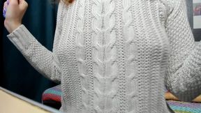 Through sweater