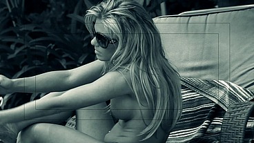 Outdoors In The Sun We Find Aubrey Adams Rubbing Herself And Fucking Too
