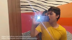 Creampie Fucking Young Gay Bareback in Bathroom I Cum Inside His Ass Cruising