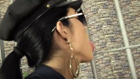 Latina shemale prison guard fucks her inmate