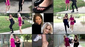 Verawonder & Candy Cinderella Syndrome One Shoe Hopping in Flip Flop (in HD 1920X1080)