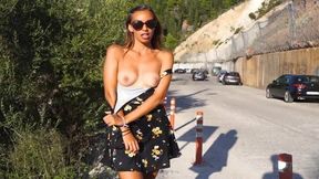 Hot Girl Flashes Pussy and Ass in Public Compilation