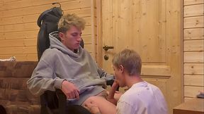 Part 1: Invited a friend with a big dick over for sex while the guy was relaxing