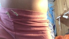 Pregnant Redhead with Big Milky Tits