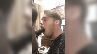 Watch Pompino's big black cock annihilate a grosso cazzo Nero