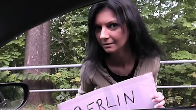 Pussy Tramping! Teeny Slut picked up and banged