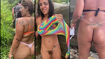 Orgia na praia transando na frente de todos
