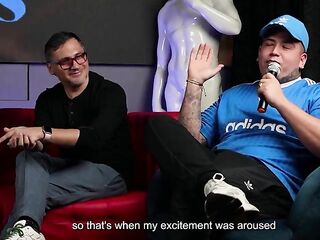 Sara Blond is savagely drilled by a fan with a GIANT ramrod whilst her cuckold spouse watches 'em - JuanBustos Podcast