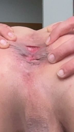 Cute femboy shows sweet ass and jerk off with a Xunami of cum   Clip 2