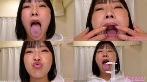 Mio Kamishiro - Erotic Tongue and Mouth Showing - 1080p