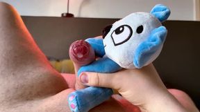 Plushie drains my balls dry!