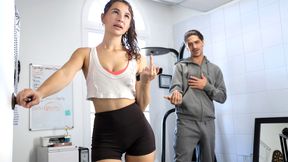 Teens BF thinks she fucking the coach