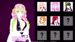 Mitsuri's Casting: Amateur girl fucked in 3D anime casting