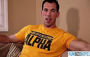 Horny stepbrother fucks his long long time stepbro