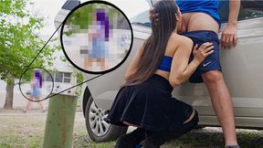 I hook up with a stranger and get him off in public spaces