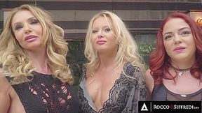 Large Jock Hunks Group-sex & Run A Educate On 4 Sexy Milfs! + Cum Swallowing!