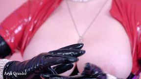 Beautiful milf plays with natural boobs and explores domination desires