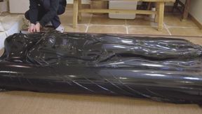 Sealing of latex vacuum bed