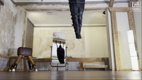 Leather Suspension Bondage with Elise Graves and Heavy