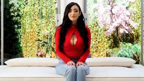 Good hard interracial casting guck session with a busty Tifa