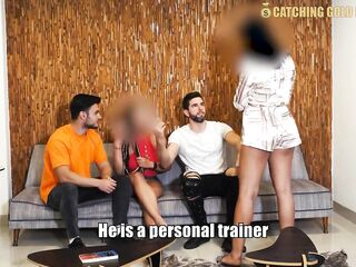 2 Sexy Mexican Teens Picked Up From The Bus Stop To Have A Unforgettable FOURSOME