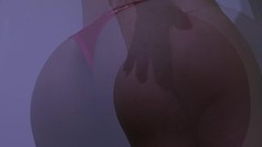 Ass Worship Sissy Goon Fuel in Red Thong & Silk Gloves