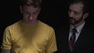 Skinny lad gets a toy and fingers in his asshole