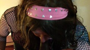 Sissy Crossdresser Sucks BBC