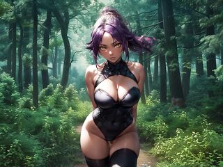 Yoruichi Shihōin Intense Training Jerk Off Instruction - AI Created