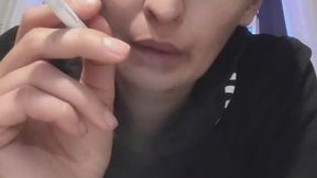 Anna Sparkle smoking Dunhill from Bulgaria