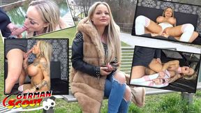 German Budding with Huge Tits Gives Insane Orgasm on First Date in Cologne