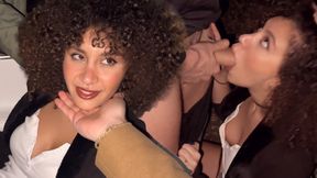 Italian MILF cheats on her hubby and gets her throat fucked in the car