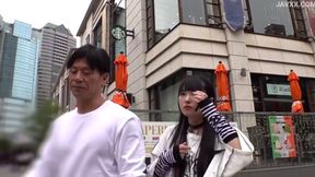 Timid shaved cutie Maika Hiizumi gets dominated hard with rough pounding and squirting
