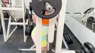 I invited my best friend to make a video of me at the gym and I teased him a lot