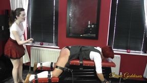 Bracing Herself As She Learns Her Place