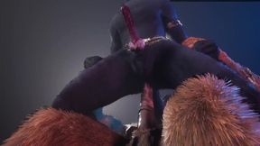 Furry Femboy with Monster Cock gets Destroyed and Gushed