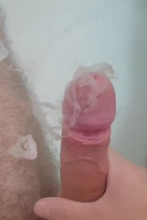 POV - Really hot underwater cumshot